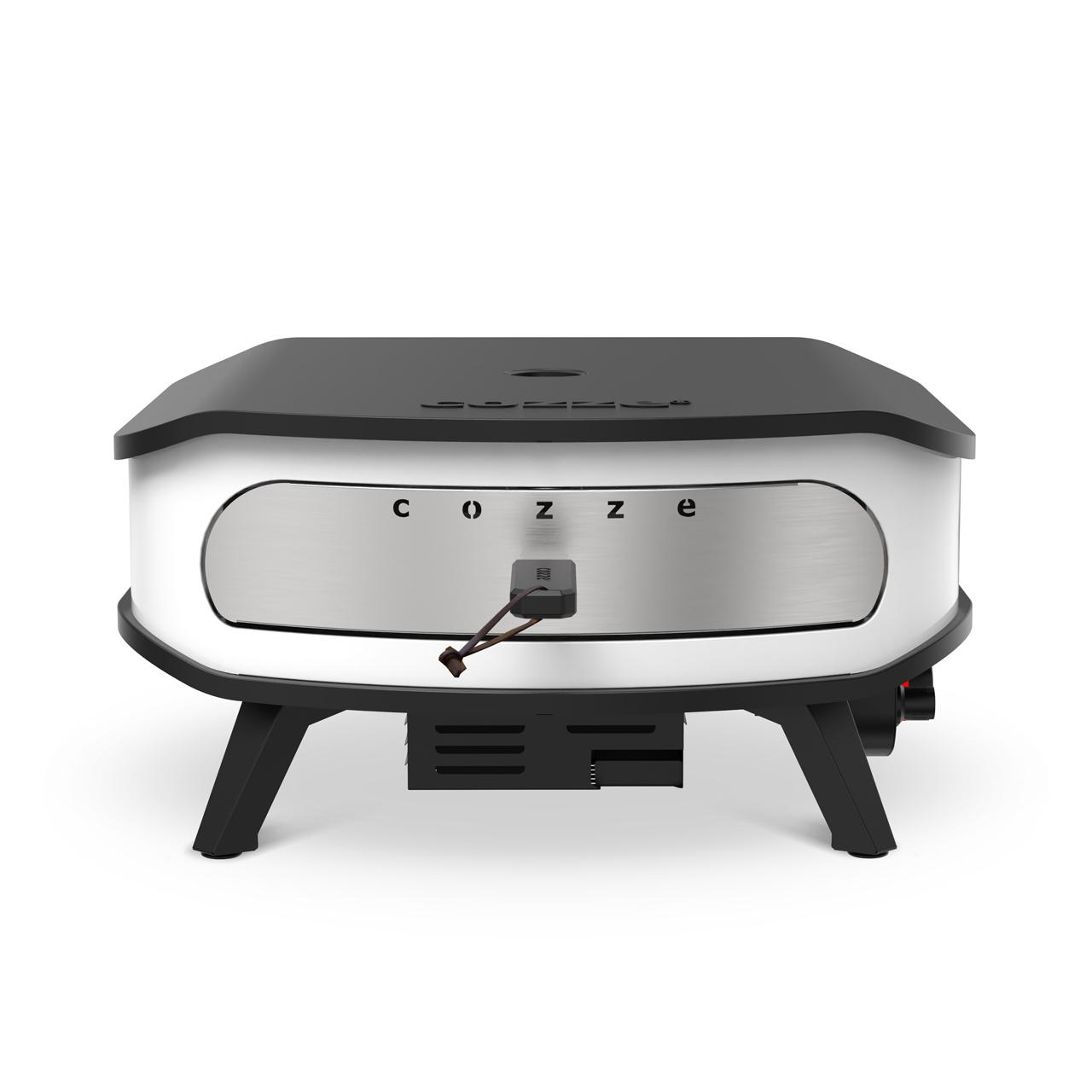 Gas Pizzaofen Cozze 17 Zoll mit rotierendem Pizzastein, Thermometer & Hitzeschild