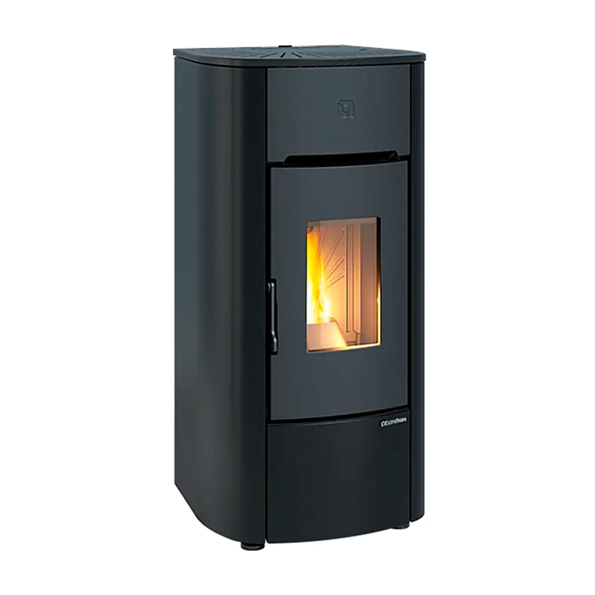 Pelletofen Extraflame Mariella Plus mit 7,5 kW - Verkleidung: schwarz