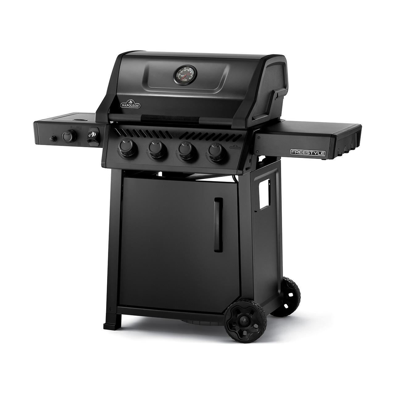 Gasgrill Napoleon Phantom Freestyle 425 SIB mit SIZZLE ZONE & Edelstahlrosten, satinschwarz