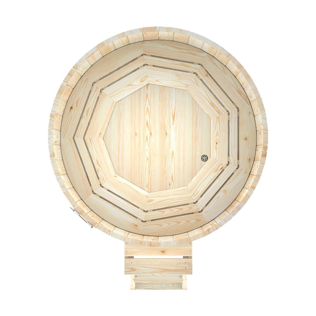 Hot Tub AA-Kaminwelt Badefass ohne Ofen - Durchmesser: 2,2m - Holz: Fichte