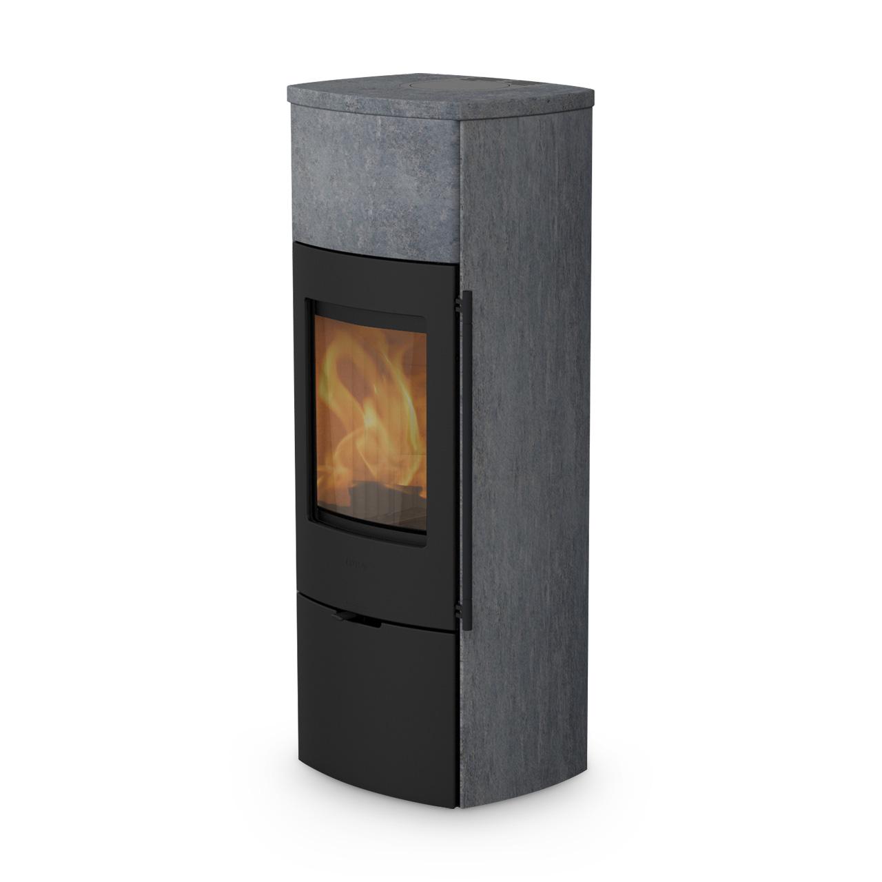Speicherofen Lotus Mondo 30M Speckstein 5,9 kW - Ausführung: Griff Classic
