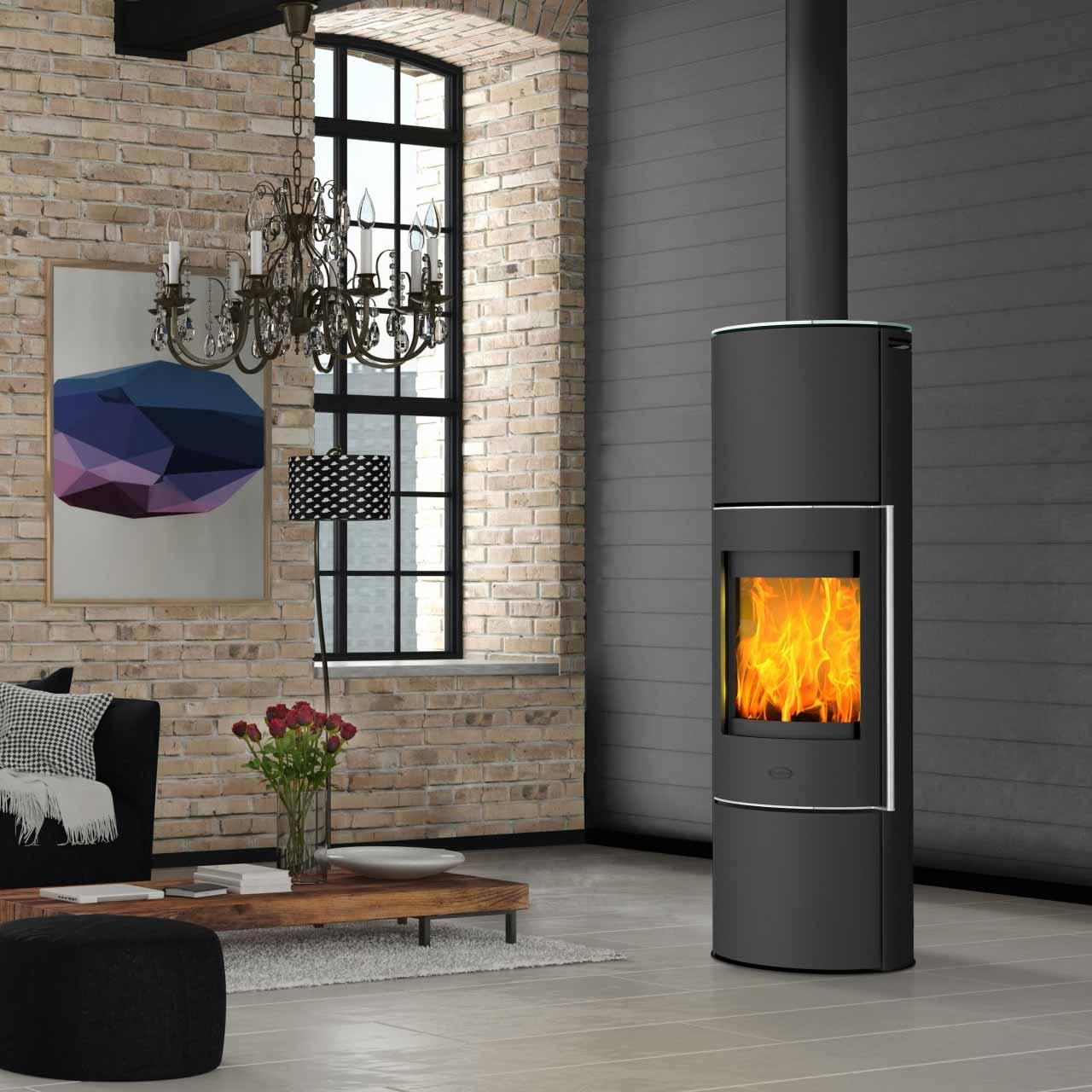 Kaminofen Fireplace Perondi RLU Glas 5 kW