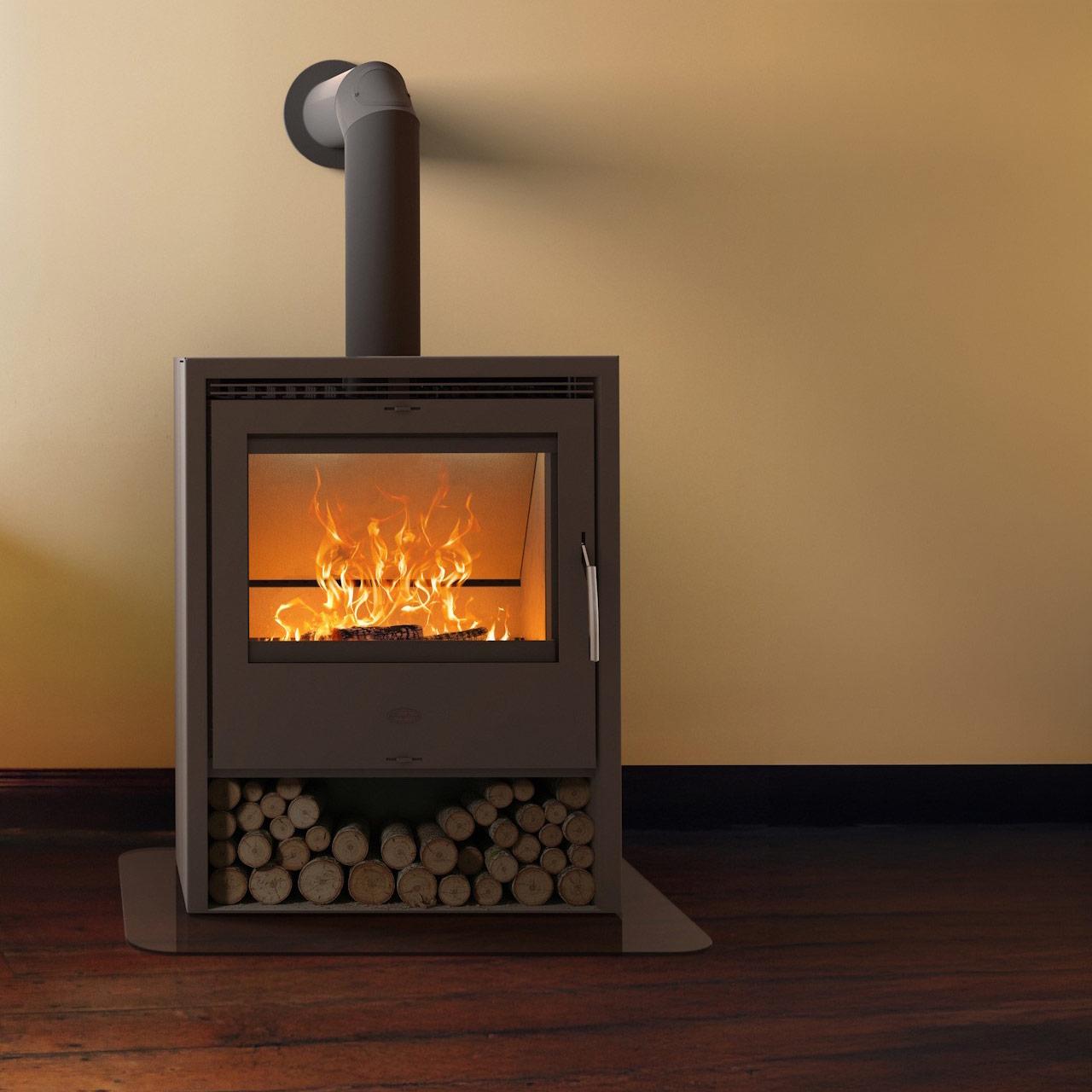 Kaminofen Fireplace Fermata Stahl 9 kW