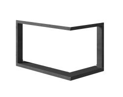 Rahmenblende schwarz Q-34AL rechts
