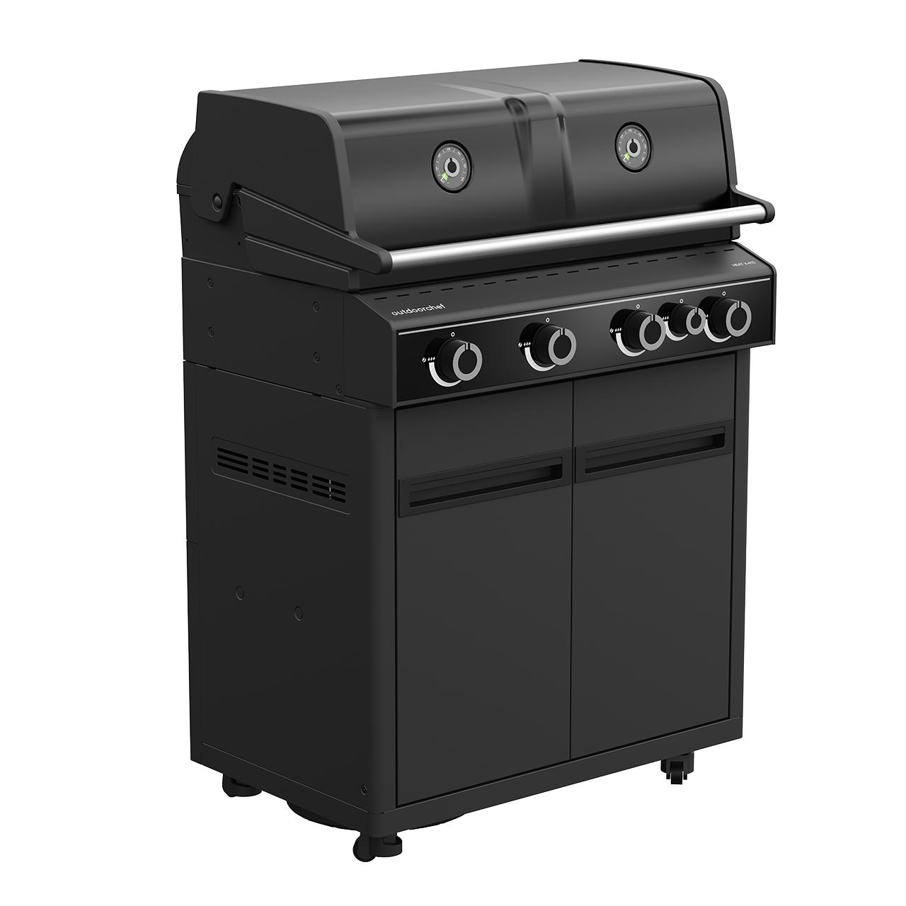 Outdoorchef Heat Outdoorküche X-415 mit Blazing und Cooking Zone X-245 inkl.  Sockelblende