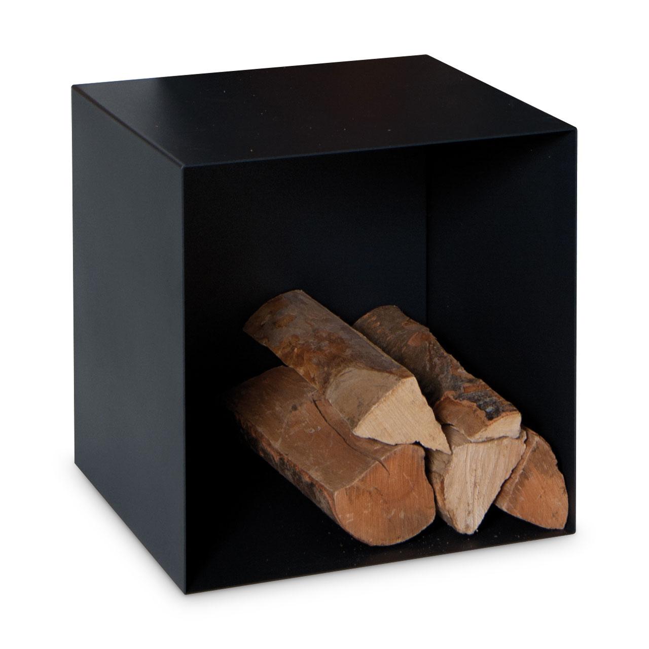 Kaminholzregal CB-Tec 40x40 cm - Ausführung: Schwarz