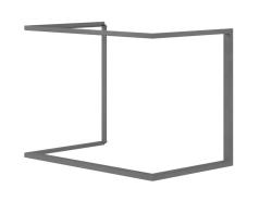 Rahmenblende schwarz