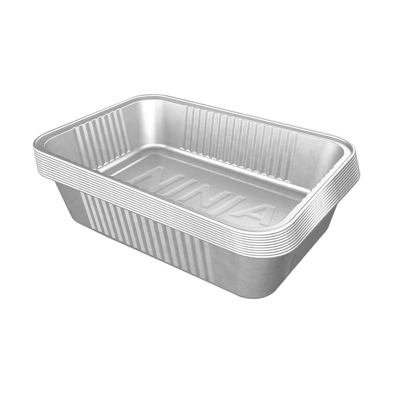 Grillzubehör Ninja Woodfire XL Fettauffangschale, 10er-Set Aluschalen Tropfschalen