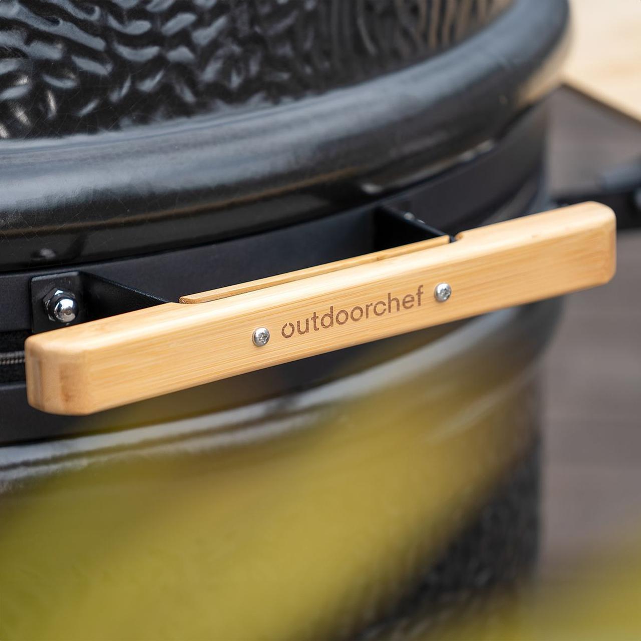 Outdoorchef Heat Outdoorküche 3-teilig: EGG 460 H & Caso BBQ Cooler inkl. Granit-Arbeitsplatten
