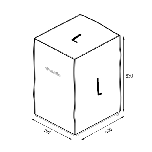 Kühlschrank Wetterschutzhülle large (L)