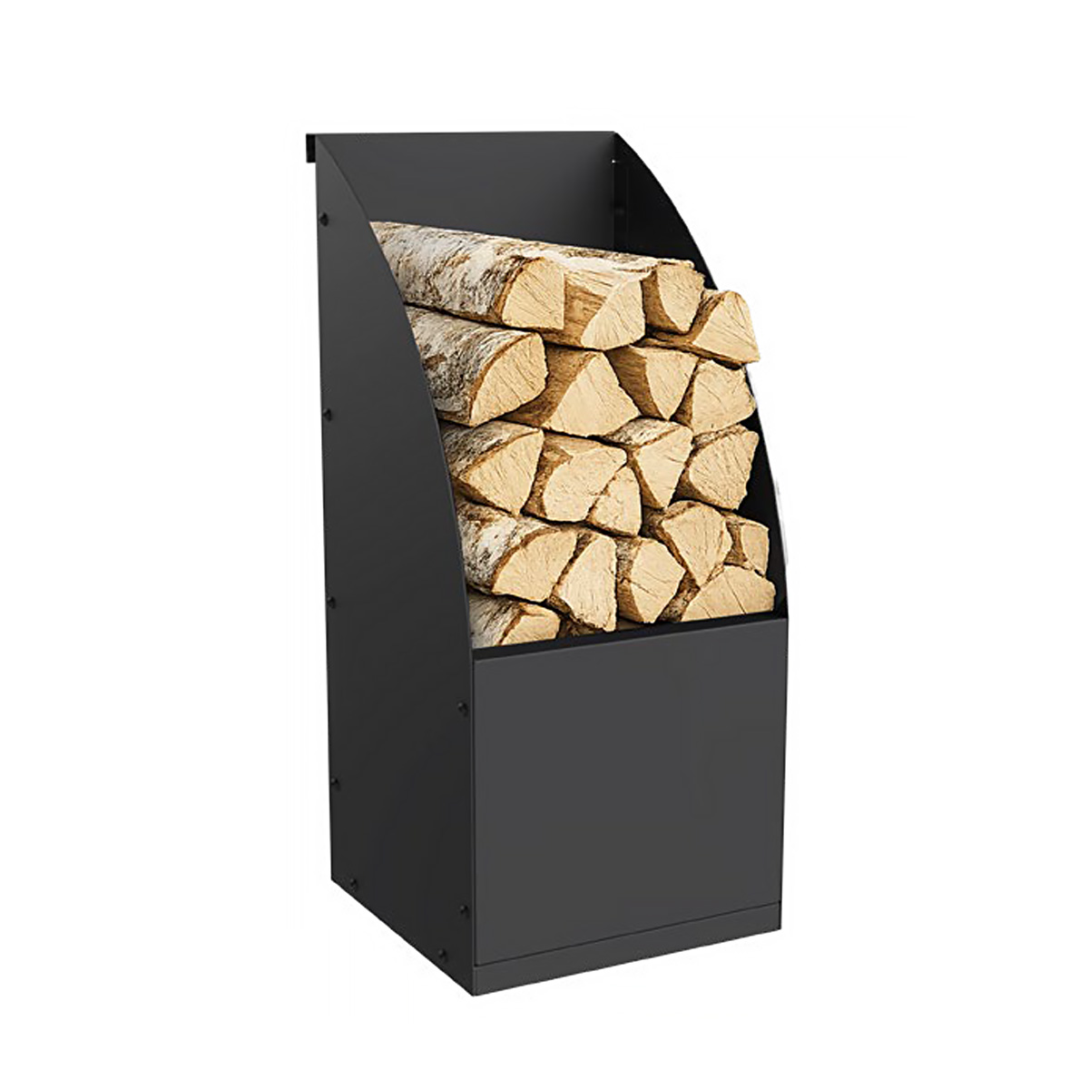 Kaminholzregal Oak, mit Rollen (Art. 7065086)