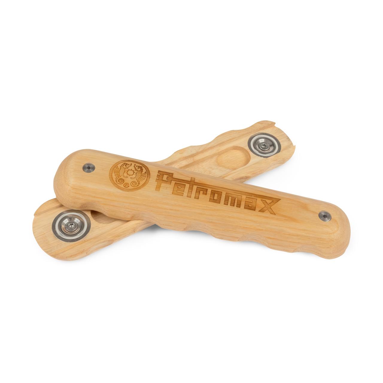 Holzgriff für Petromax schmiedeeiserne Pfannen, ergonomische Form & passgenauer Sitz