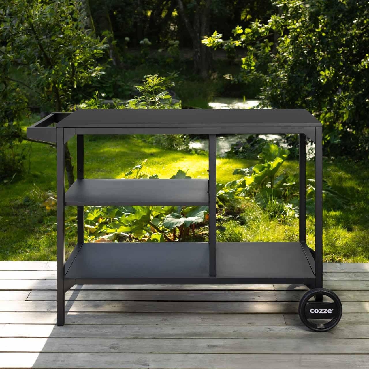 Outdoorküche Cozze Element Grillstation, modiler Beistelltisch für Außenküche