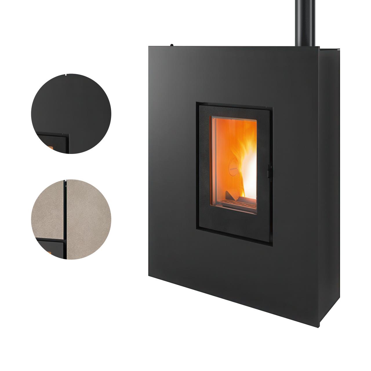Pelletofen MCZ Rock Comfort Air 8 XUP! 5S 7,9 kW, kanalisierbar