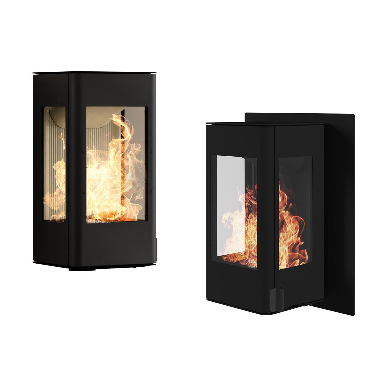 Kaminofen Nordpeis YoU Wall 6,6 kW, Wandkamin - Ausführung: Nordpeis YoU Wall, Thermotte Light