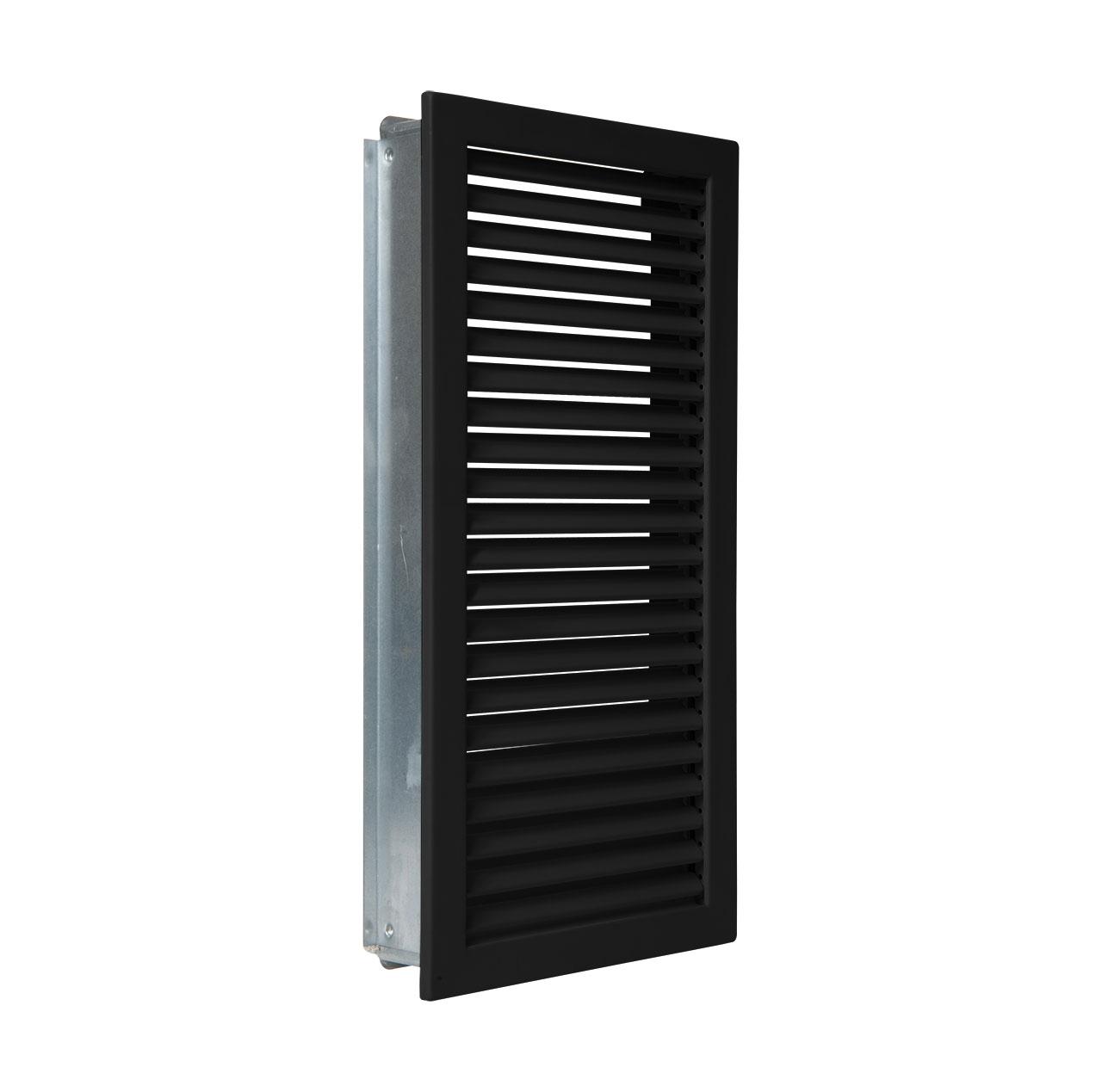 Lüftungsgitter CB-Tec Kaltluftgitter Hochkant Schwarz - Ausführung: 23x45 cm