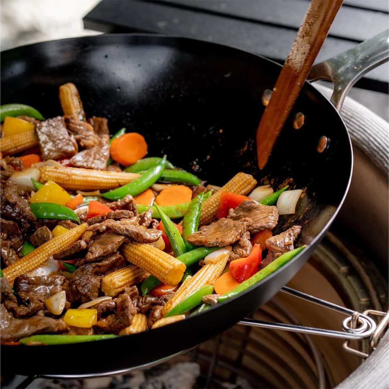 Grillzubehör Kamado Joe Karbon Steel Wok Grillpfanne