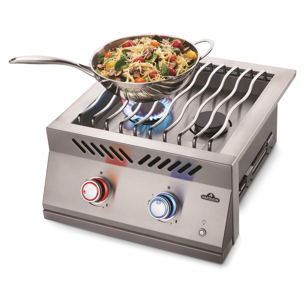 Napoleon 700-Series 18 Zoll, Einbau Seitenbrenner BIB18RTPSS-CE, Edelstahl, groß
