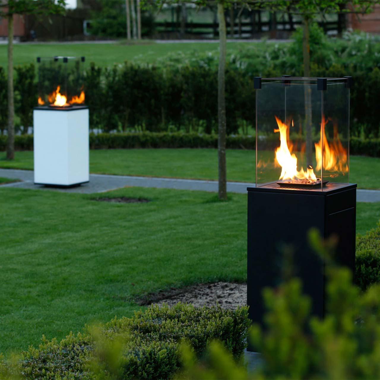Gaskamin Terrassenofen Kratki PATIO 4-8,2 kW - Ausführung: Stahl
