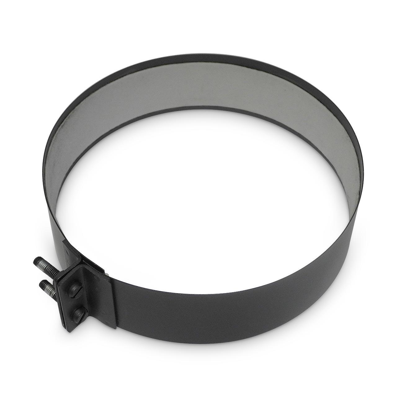 Ofenrohr Verbinder Dichtschelle grau 120mm bis 200mm
