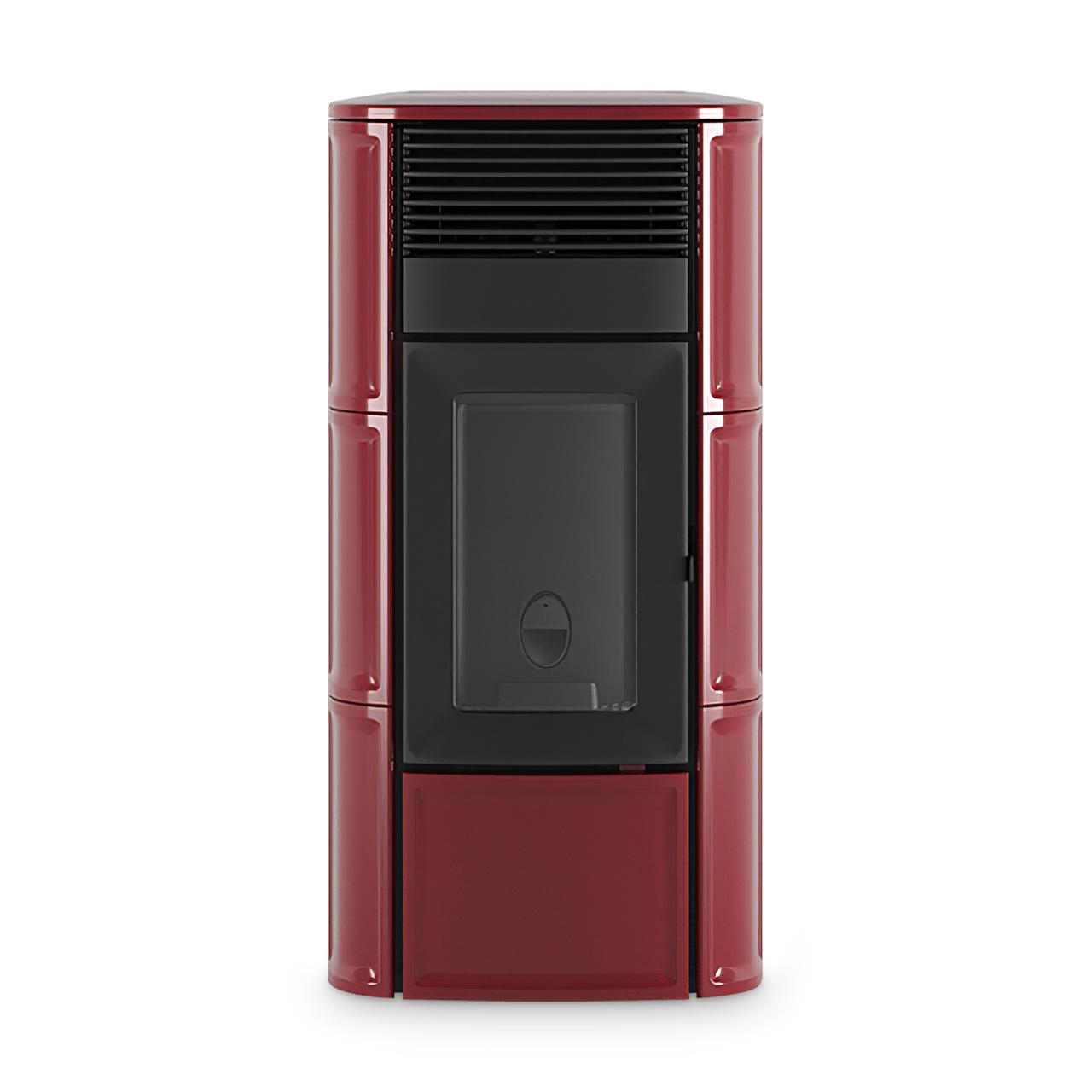 Pelletofen MCZ Suite Air 10 R 10 kW - Ausführung: 105 Bordeaux ceramic