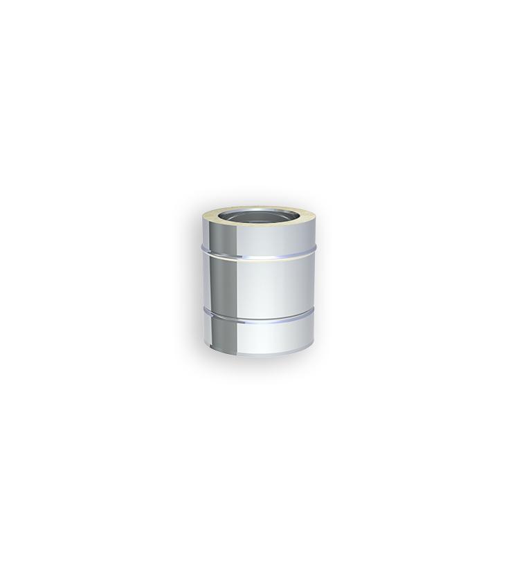 Jeremias DW-FU Längenelement - Länge: 250mm - für Schornstein-Innendurchmesser: 130mm