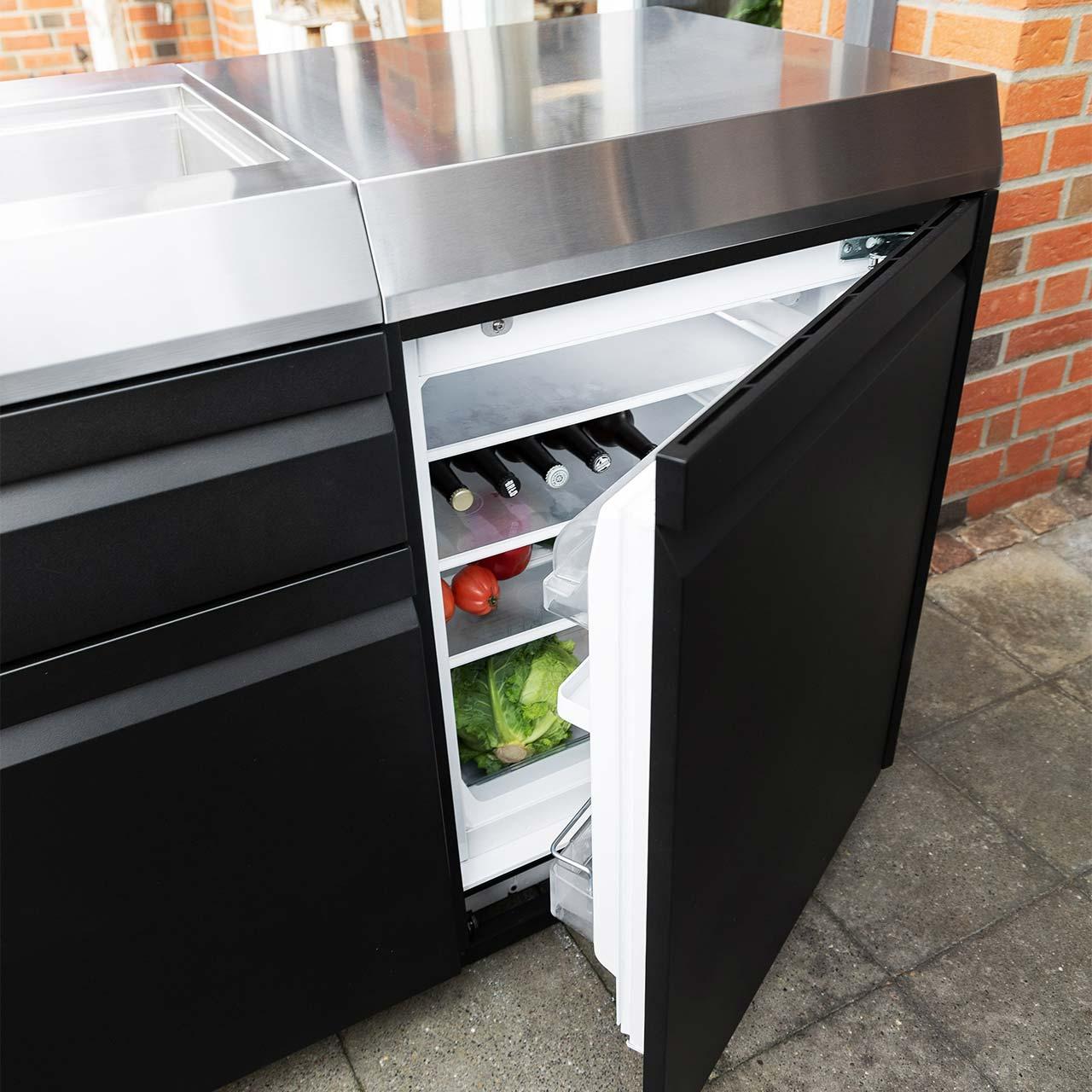 Outdoorküche Otto Wilde Plattform Modul für Einbaukühlschrank, Fridge Ready Module - Ausführung: Türanschlag Links