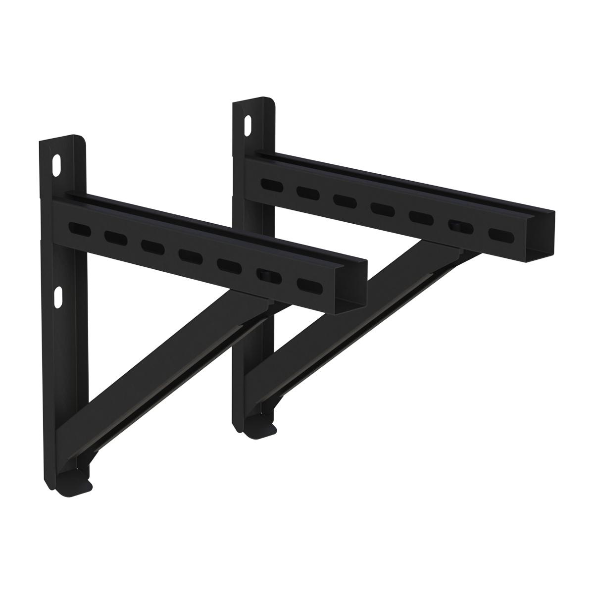 Jeremias DW-BLACK Wandstütze inkl. Querträger - Ausführung: Typ I, Länge = 350mm