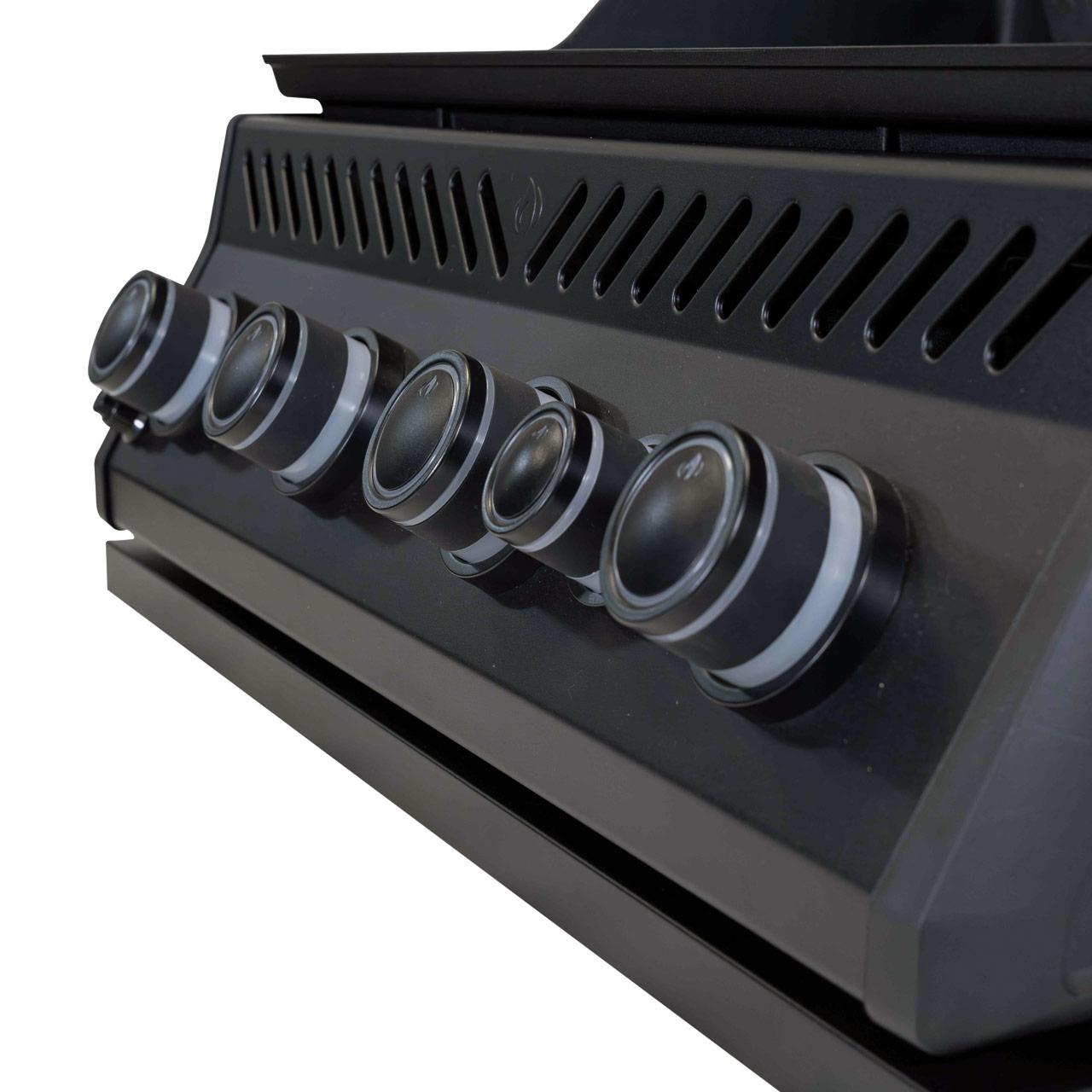Gasgrill Einbaugrillaufsatz Napoleon 32 Zoll 300-Serie mattschwarz