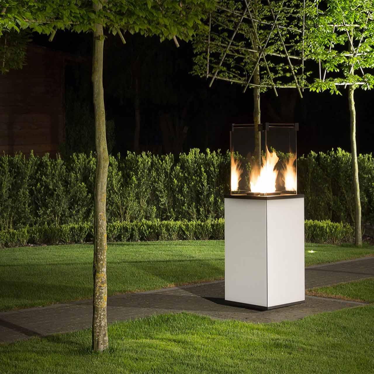 Gaskamin Terrassenofen Kratki PATIO 4-8,2 kW - Ausführung: Stahl