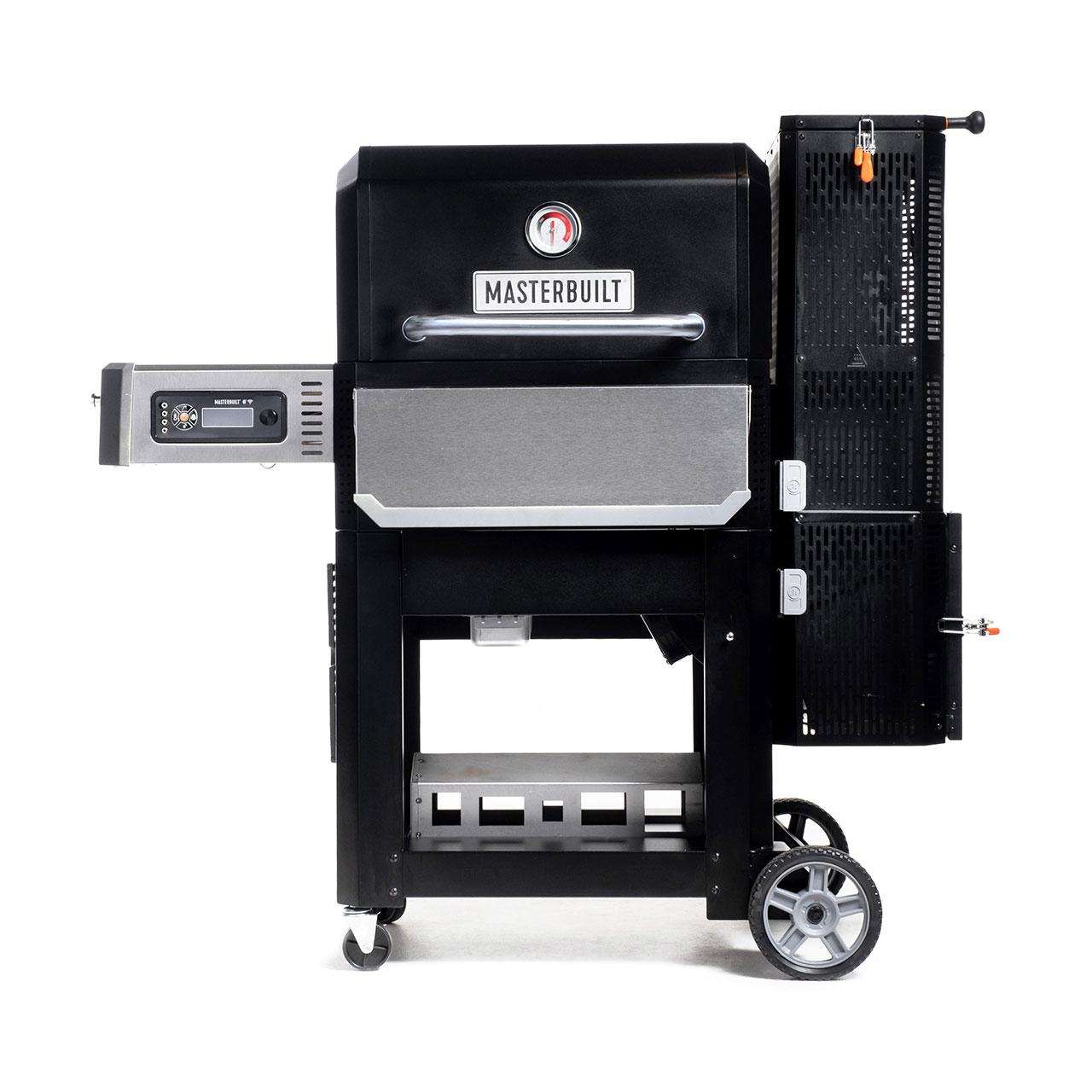 Digitaler Holzkohlegrill und Smoker Masterbuilt Gravity Series 800 Starter-Set inkl. Holzkohle 7 kg