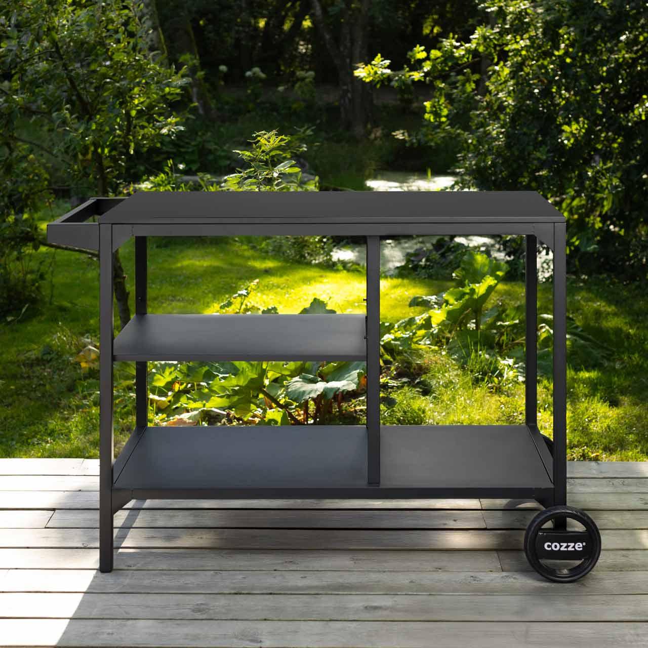 Outdoorküche Cozze Element Grillstation, mobiler Beistelltisch für Außenküche
