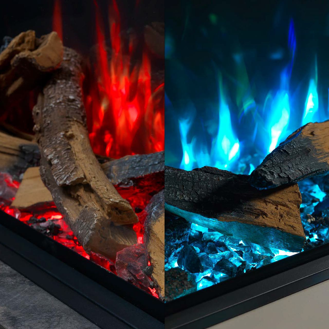 Trimline Fires iX10 Solus Glutbett 8 Farben