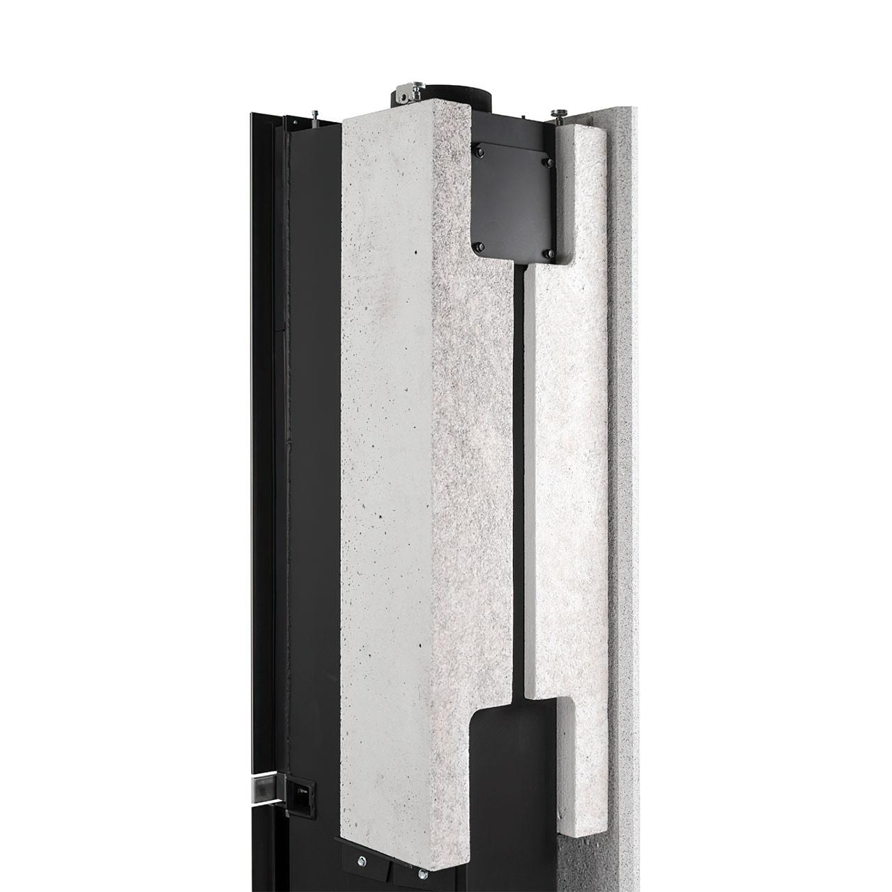 Speicherofen Tonwerk T-TWO Steel 6 kW, erweiterbares Modulsystem