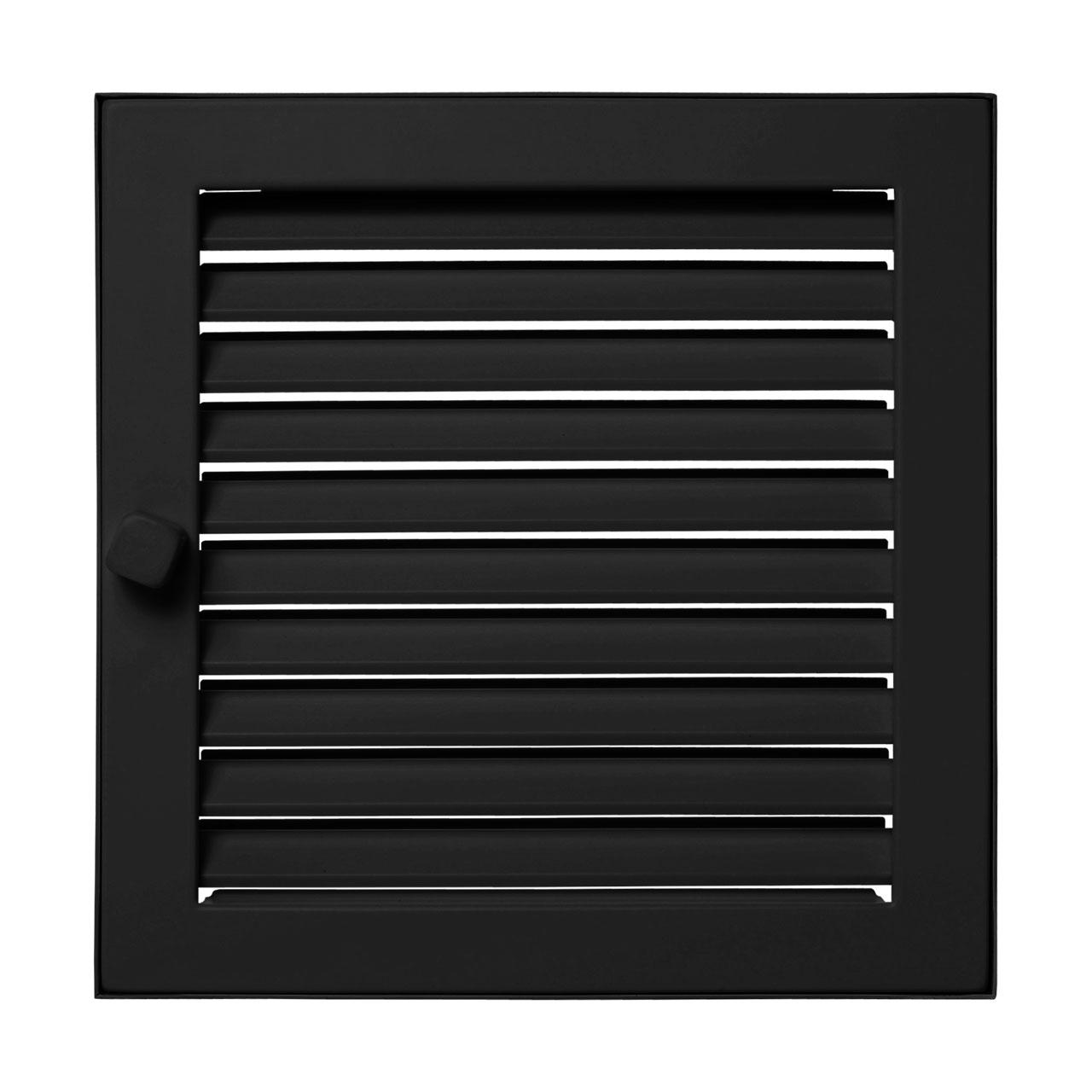 Lüftungsgitter CB-Tec Warmluftgitter putzbündig Schwarz - Ausführung: 45x15 cm