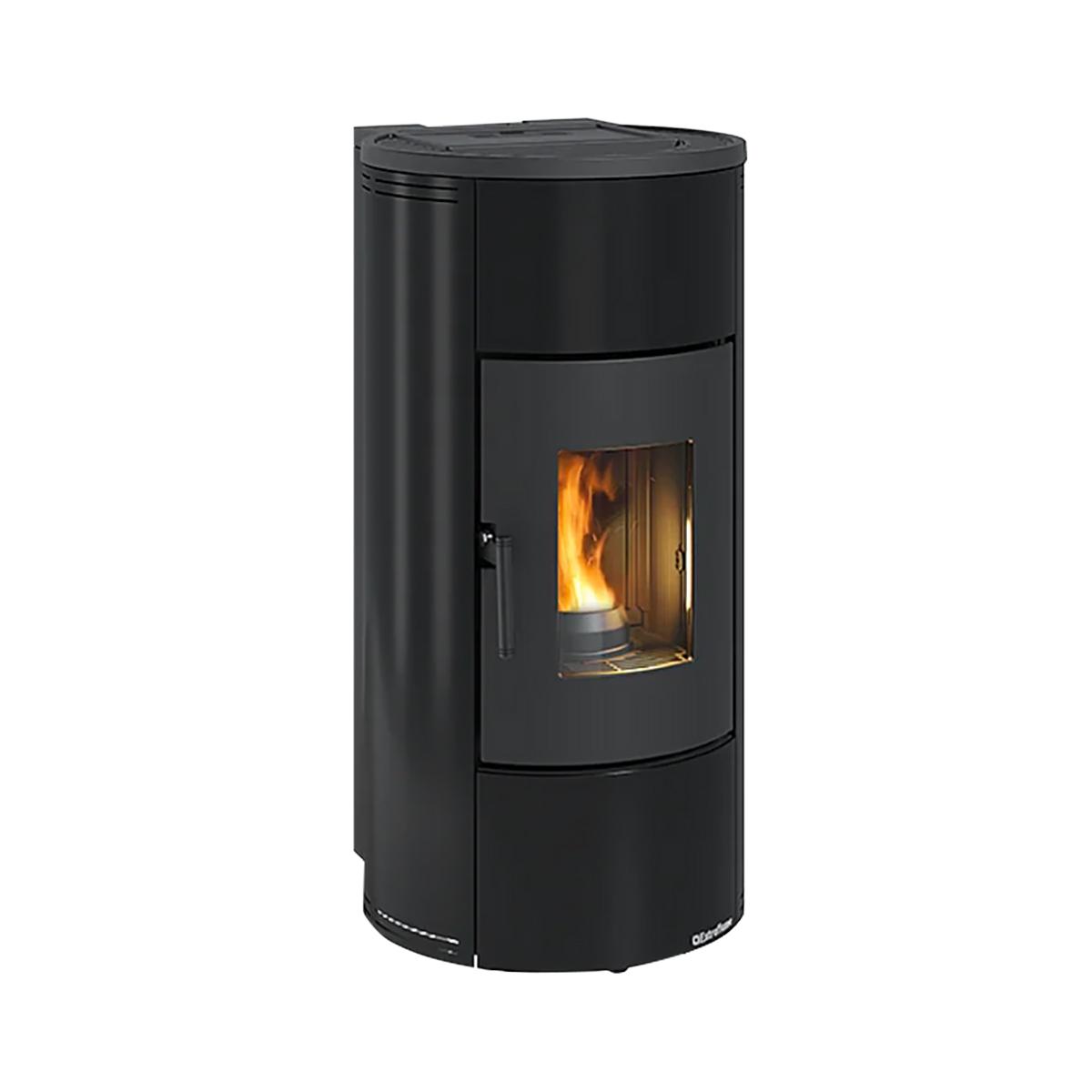 Pelletofen Extraflame Prestige Line Daniela Plus mit 8 kW - Verkleidung: schwarz