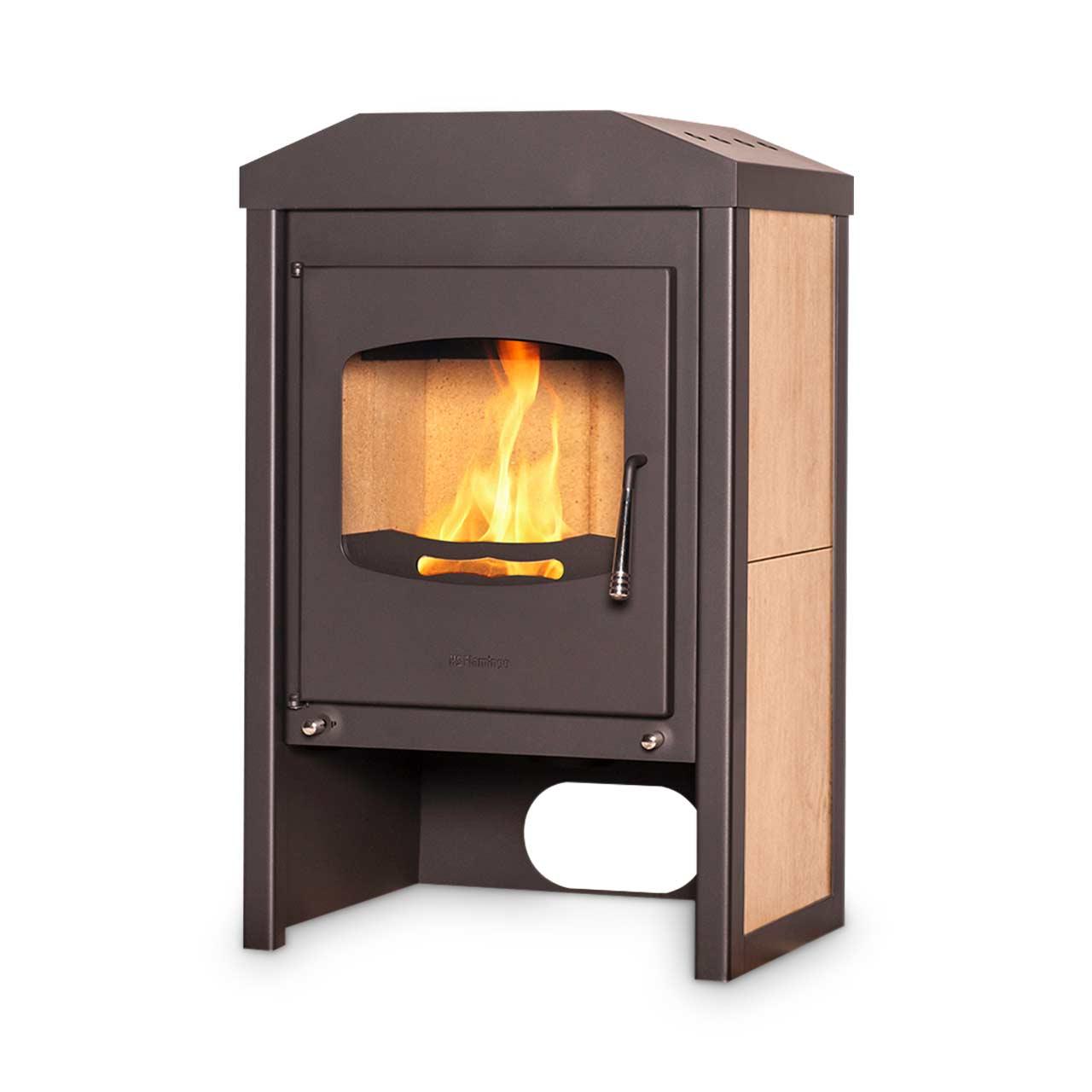 Kaminofen HS Flamingo Vega 9 kW - Ausführung: Ahorn