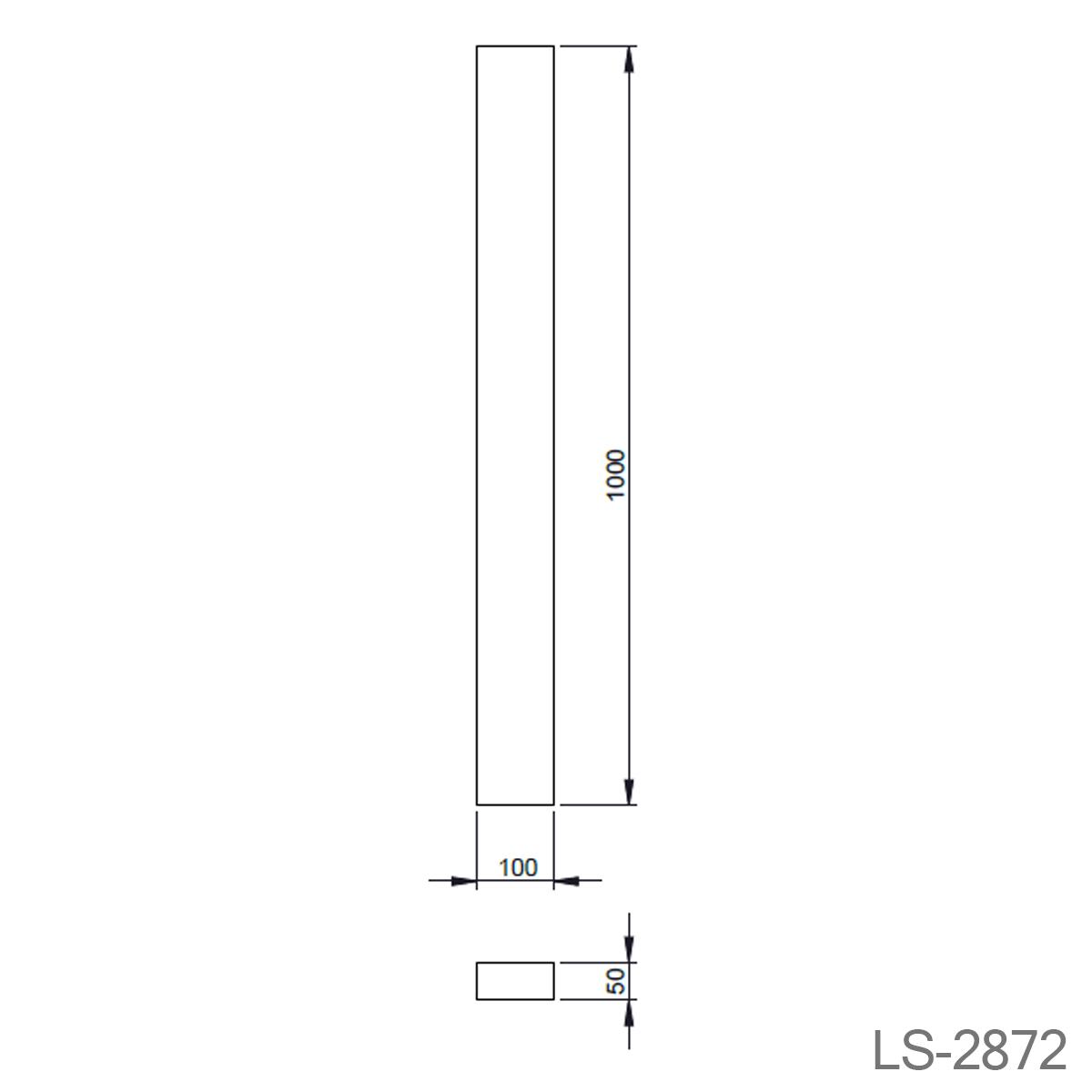 Jeremias Furado-F Schachtplattenstreifen 1000x100x50mm
