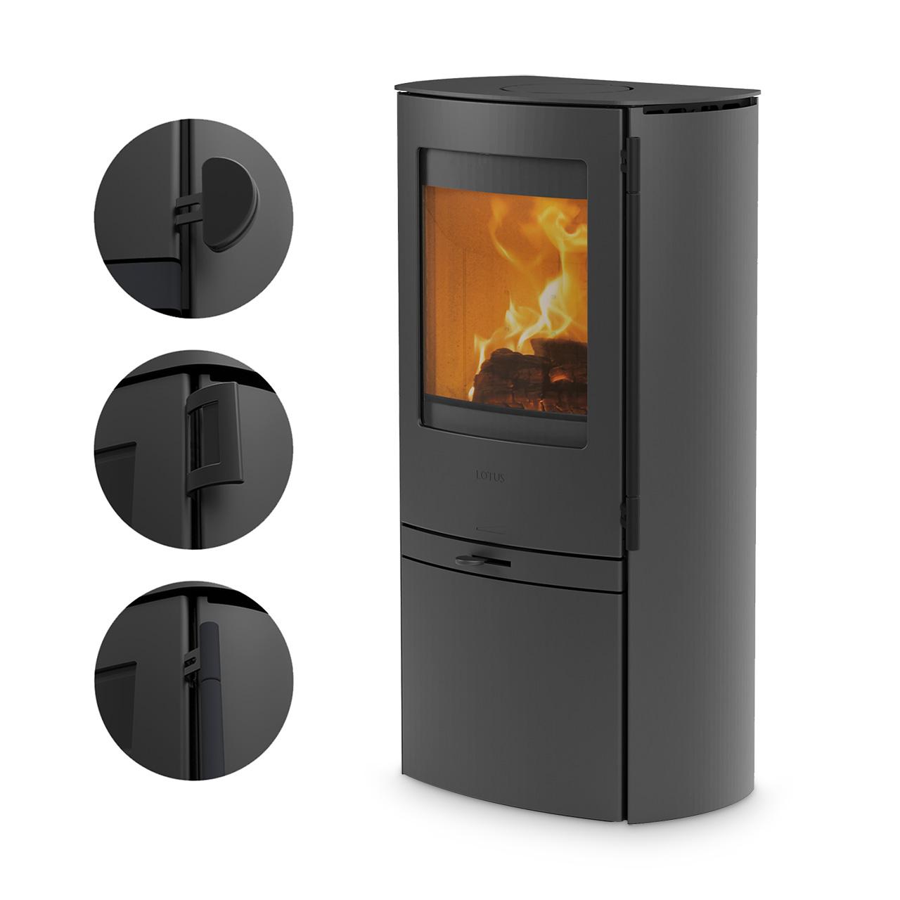 Kaminofen Lotus Jubilee 20 Stahl 4 kW