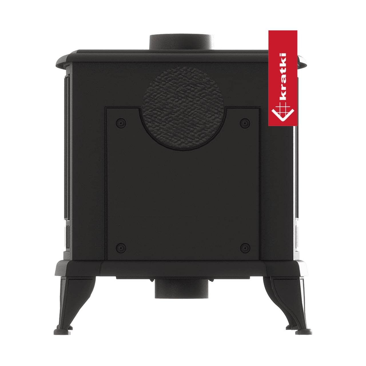 Kaminofen Kratki Koza K6 Eco 6,5 kW - Ausführung Rauchrohranschluss: 130 mm