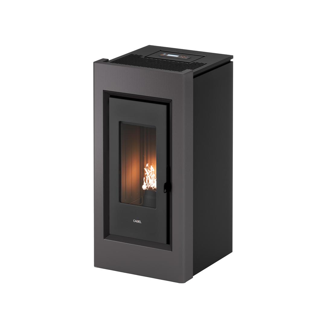 Pelletofen Cadel Prince Plus 11, 10,5 kW - Ausführung: Titanium