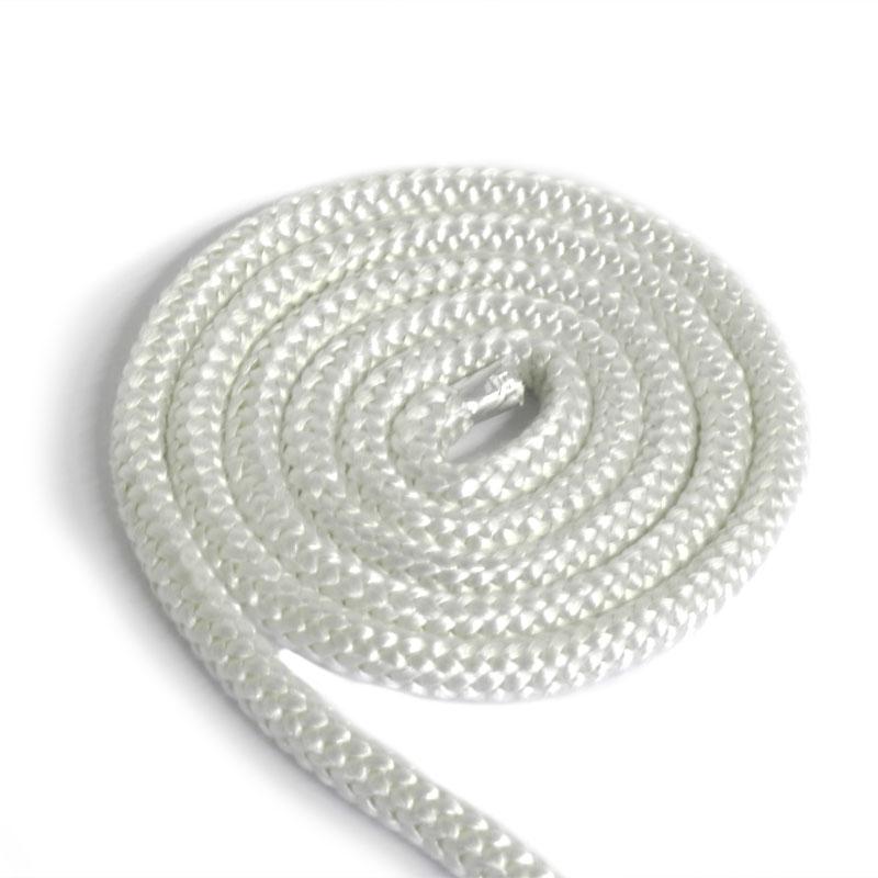 Ofen Dichtschnur 6 bis 12 mm Weiß Meterware - Durchmesser: 12mm