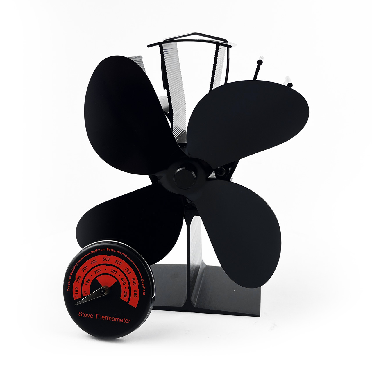 Kaminofen Ventilator Globe Fire mit Thermometer