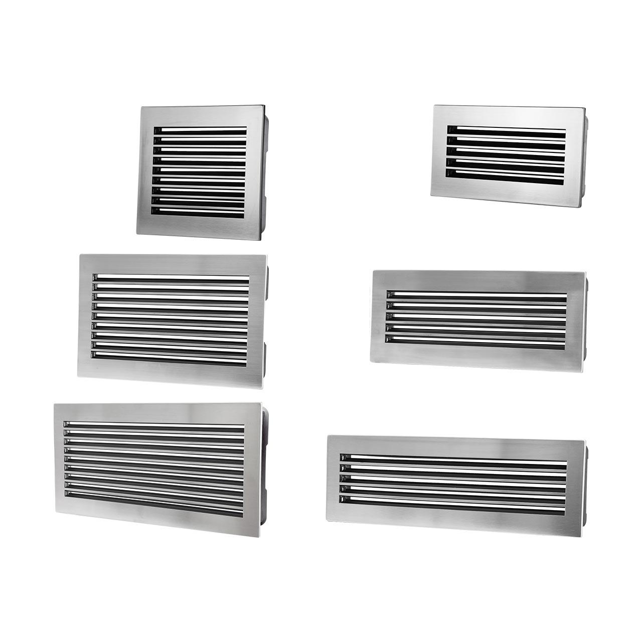 Lüftungsgitter CB-Tec Kaltluftgitter Edelstahl modern