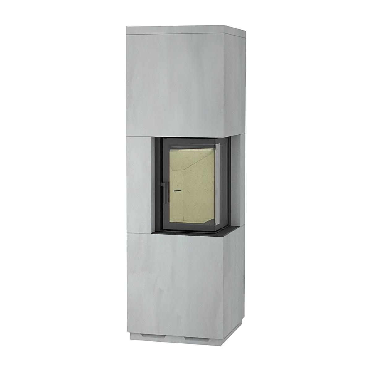 Kaminbausatz Camina S3 mit 7 kW - Türausführung: schwenkbar, Türanschlag rechts