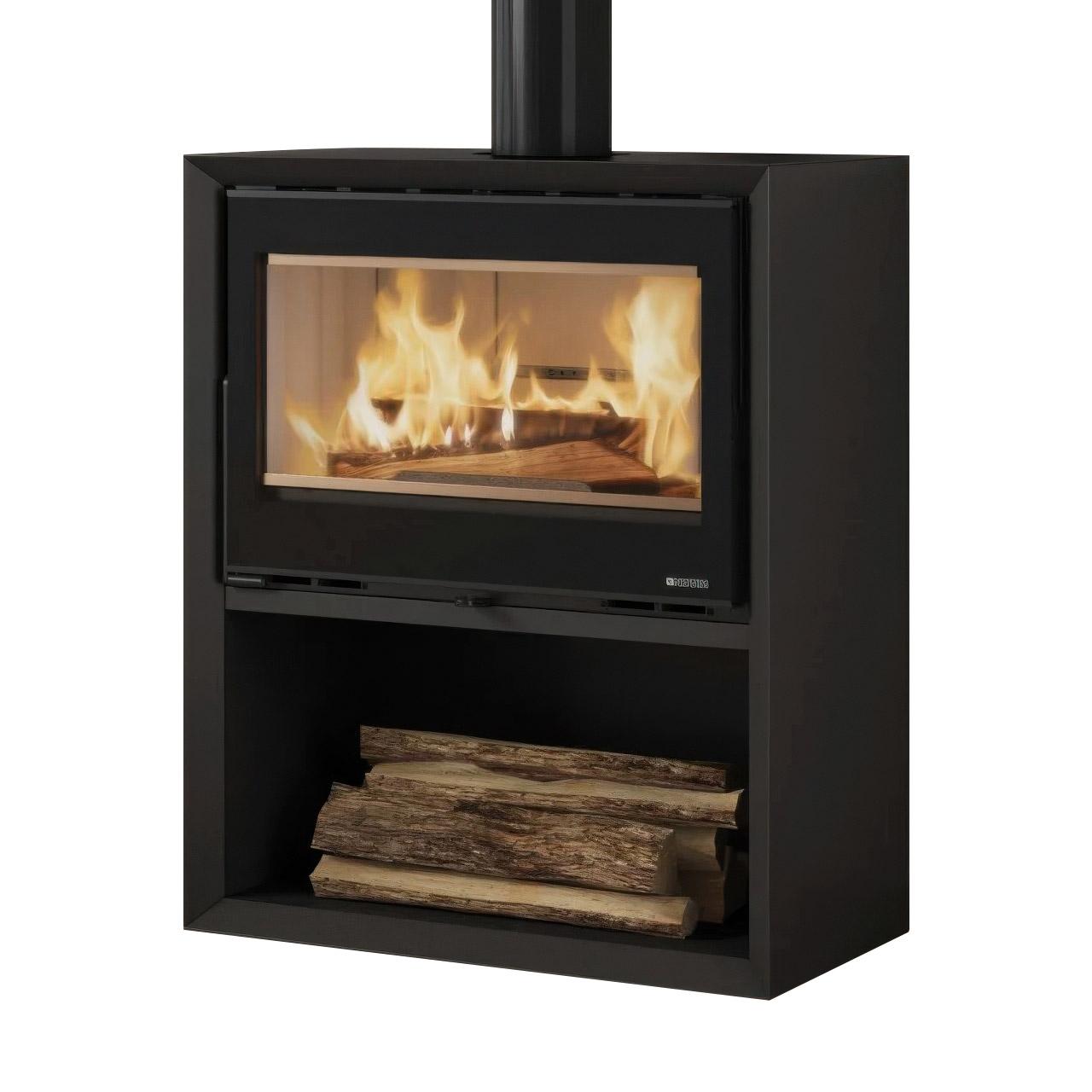 Kaminofen La Nordica Prestige Line Dante.16 12,4 kW - Ausführung: Dante.16 Con Portalegna