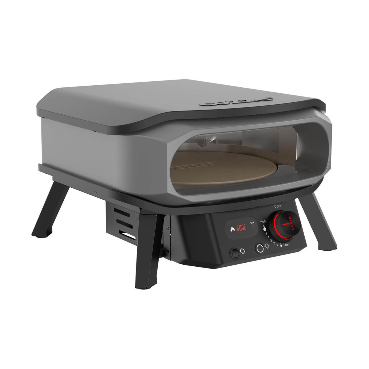 Gas Pizzaofen Cozze 13 Zoll Premium Rotate 50 mBar, inkl. drehbarem Pizzastein & Hitzeschild