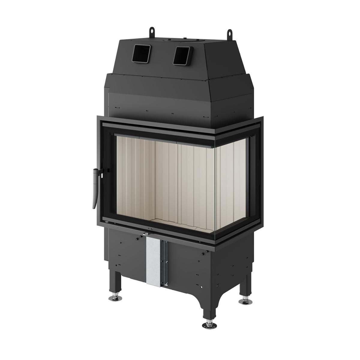 Kamineinsatz Spartherm Varia 2R-62 6,9 kW - Feuerraumauskleidung: weiß