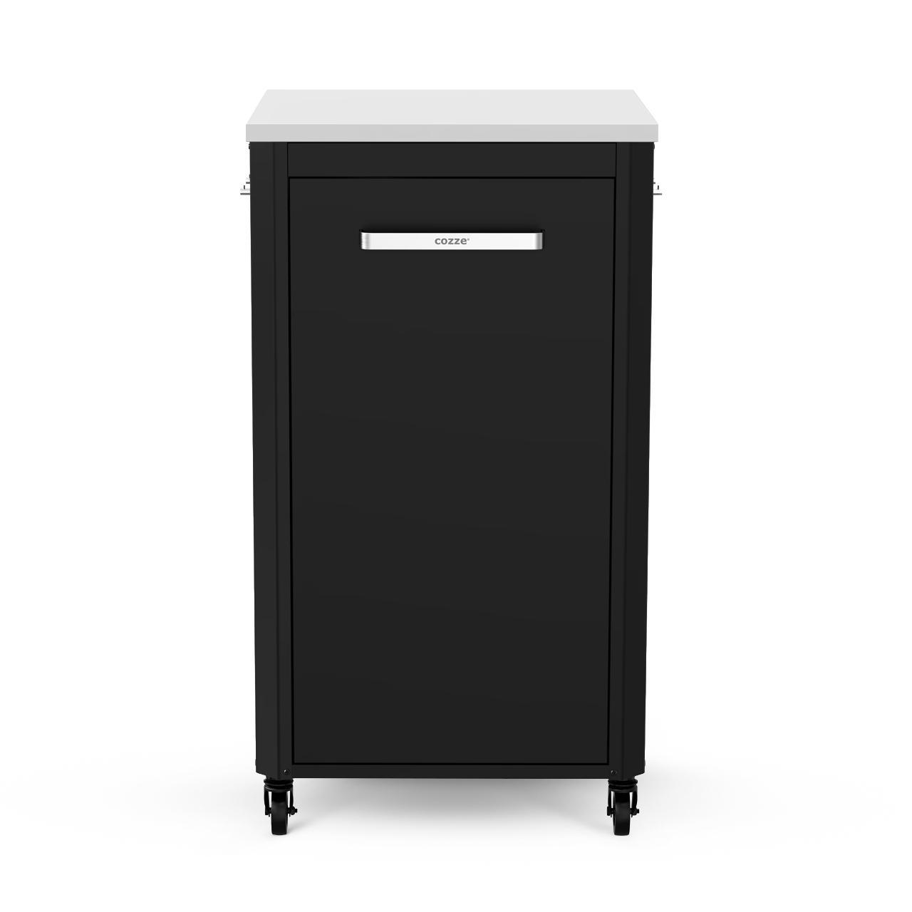 Cozze Outdoorküche Bundle mit hohem Schrankmodul 60 cm & offenem Modul 115 cm mit Edelstahlplatte