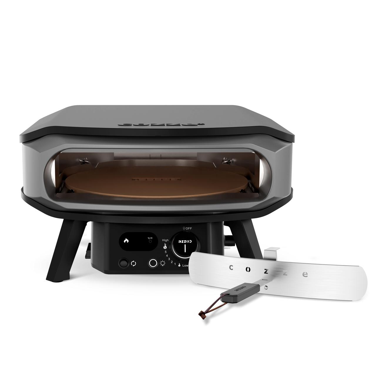 Gas Pizzaofen Cozze 17 Zoll Premium Rotate 50 mbar, inkl. drehbarem Pizzastein & Hitzeschild